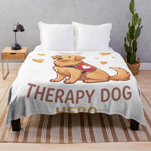 Item preview, Golden Retriever Therapy Dog Hero designed and sold by zoughlal.