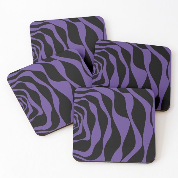 Item preview, Ebb and Flow 4 in Black and Purple designed and sold by LAEC-Shop.