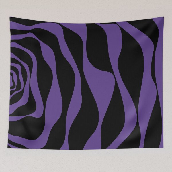 Item preview, Ebb and Flow 4 in Black and Purple designed and sold by LAEC-Shop.