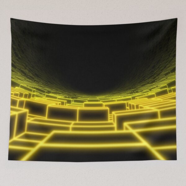 Item preview, Cave & Yellow Neon Blocks designed and sold by Electric Shock!! Design.