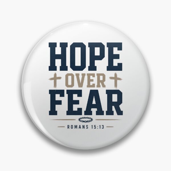 Item preview, Hope Over Fear Christian Inspirational Shirt designed and sold by Illustrated Faith.