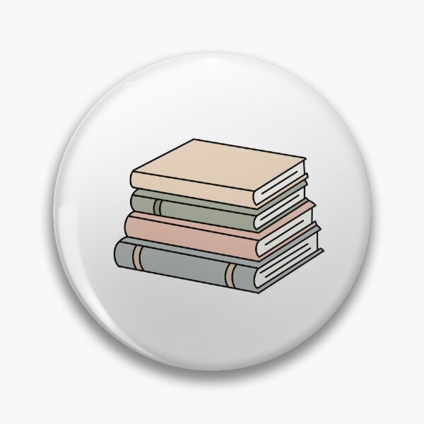 Artikelvorschau, Cute Book Stack | Book Lover Illustration entworfen und verkauft von hejlele.
