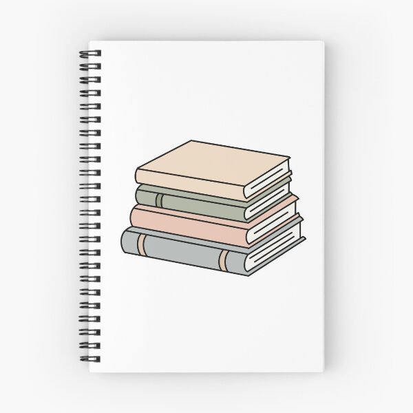 Item preview, Cute Book Stack | Book lover illustration designed and sold by hejlele.