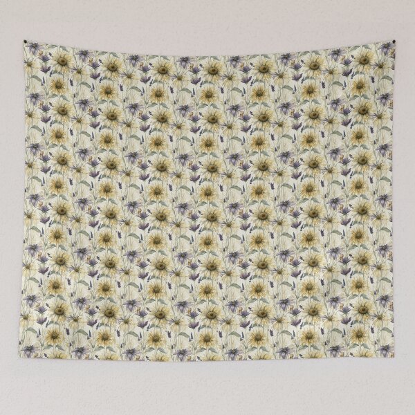 Item preview, Muted Late Summer Meadow: Sunflower & Coneflower designed and sold by TJ Art and Camera.