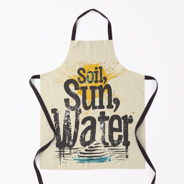 Item preview, Soil Sun Water Ripple Text Design designed and sold by RichardRags.