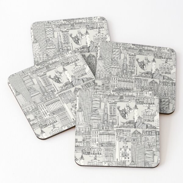 Item preview, Boston toile black strong white designed and sold by scrummy.