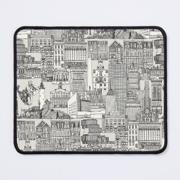 Item preview, Boston toile black strong white designed and sold by scrummy.