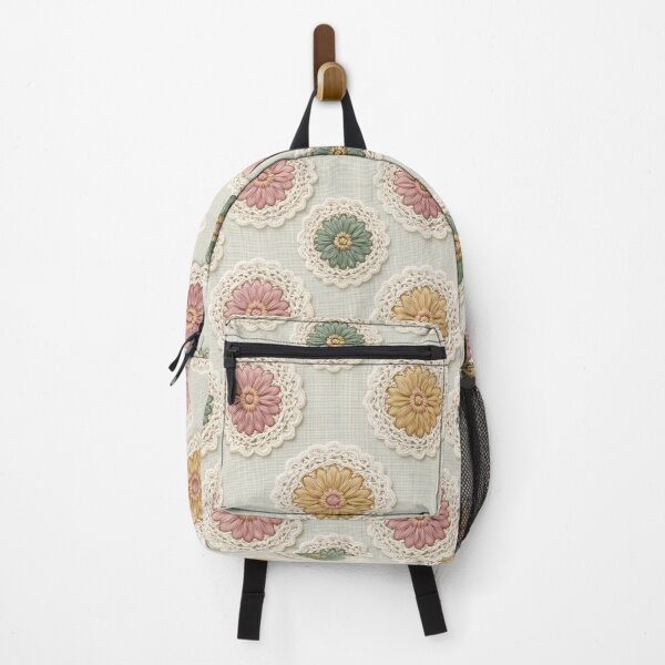 Item preview, Vintage Lace Medallions — Embroidered Floral Pattern designed and sold by SweetManar.