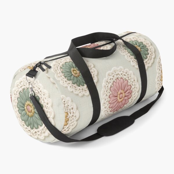 Item preview, Vintage Lace Medallions — Embroidered Floral Pattern designed and sold by SweetManar.