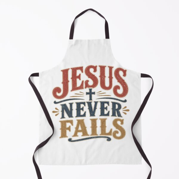 Item preview, Jesus Never Fails Christian Vintage Shirt designed and sold by Illustrated Faith.
