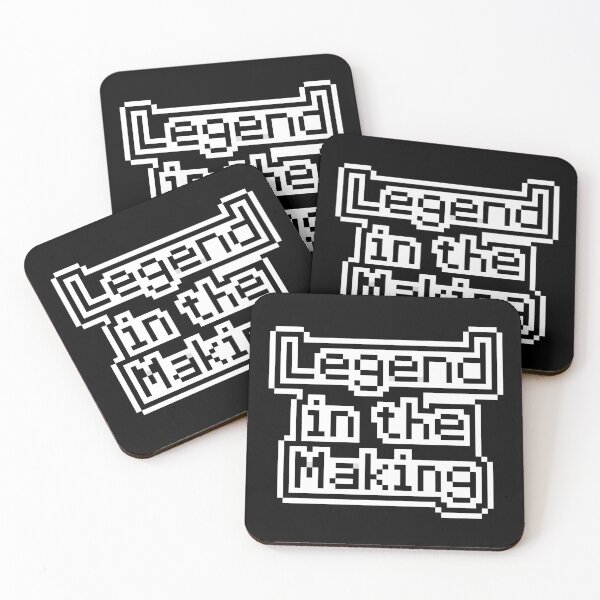 Item preview, Legend in the Making - Retro Pixel Art Gamer Typography designed and sold by MMjs826.