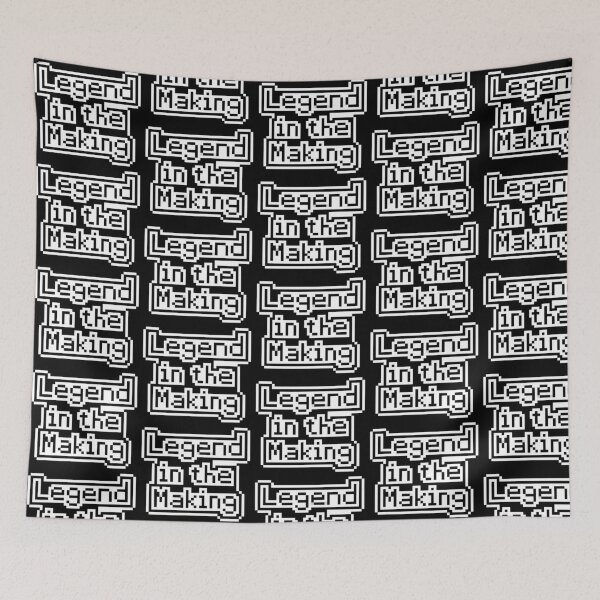 Item preview, Legend in the Making - Retro Pixel Art Gamer Typography designed and sold by MMjs826.