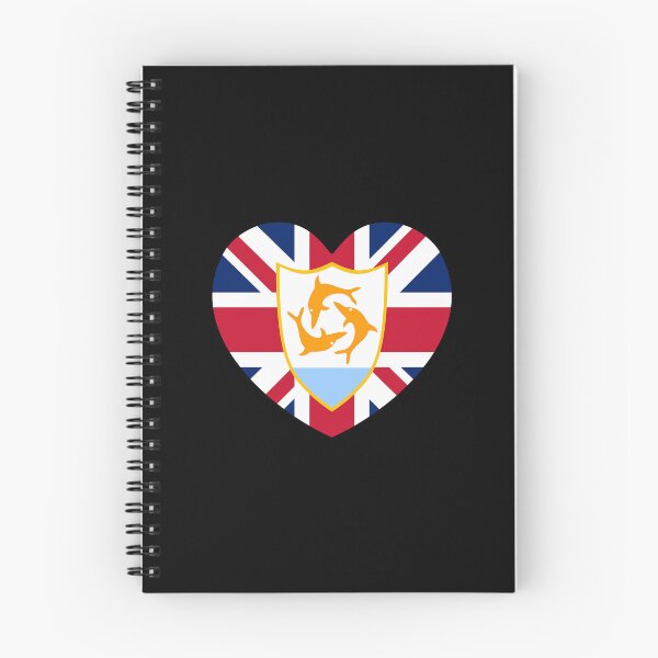 Item preview, Anguilla Flag Heart AI designed and sold by shitpostee.