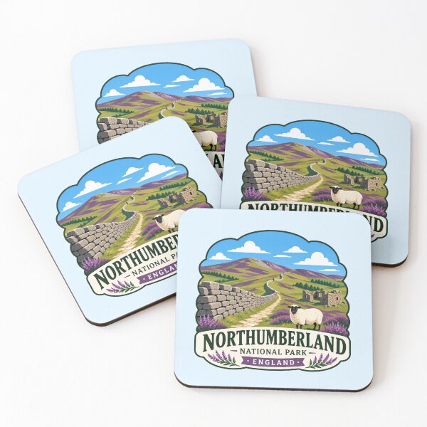 Item preview, Northumberland National Park, England designed and sold by Myra365Art.
