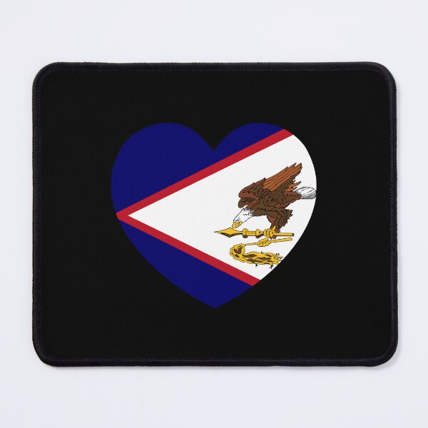 Item preview, American Samoa Flag Heart AS designed and sold by shitpostee.