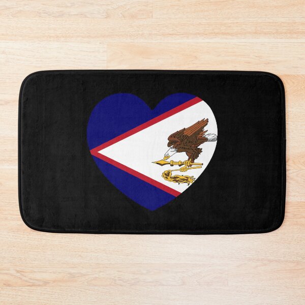 Item preview, American Samoa Flag Heart AS designed and sold by shitpostee.