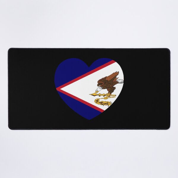 Item preview, American Samoa Flag Heart AS designed and sold by shitpostee.