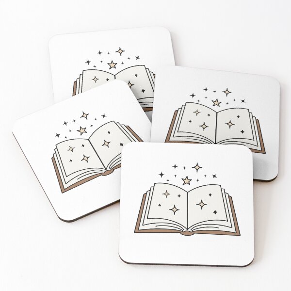 Artikelvorschau,     Magical Open Book | Book Lover Illustration  entworfen und verkauft von hejlele.