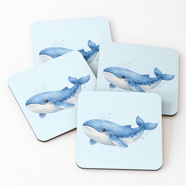 Item preview, Cute Watercolor Whale designed and sold by DariaCraft.