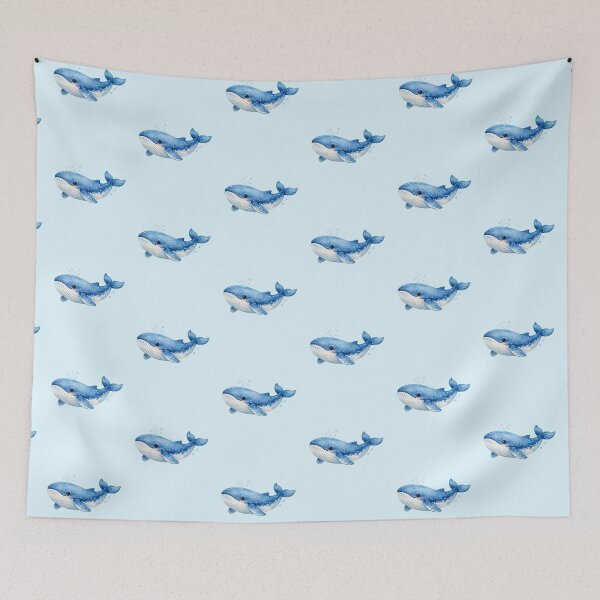 Item preview, Cute Watercolor Whale designed and sold by DariaCraft.