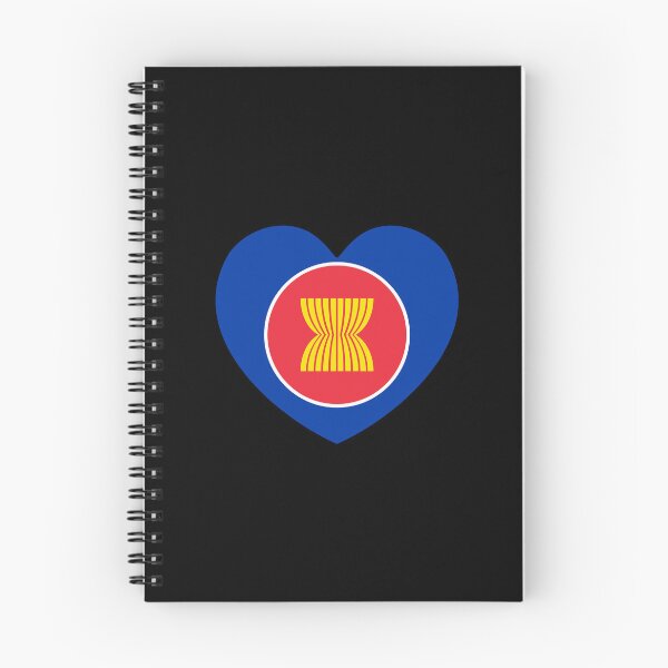 Item preview, Association Of Southeast Asian Nations Flag Heart ASEAN designed and sold by shitpostee.