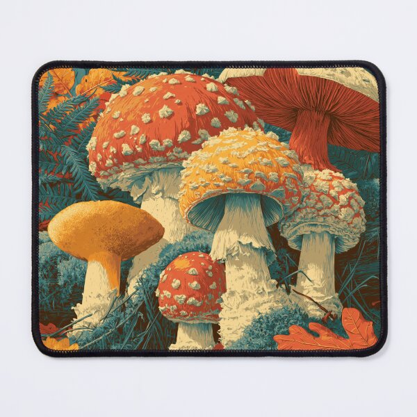 Item preview, Mycology Club Retro Mushroom Species Forest Tee designed and sold by FrostyFrisby.