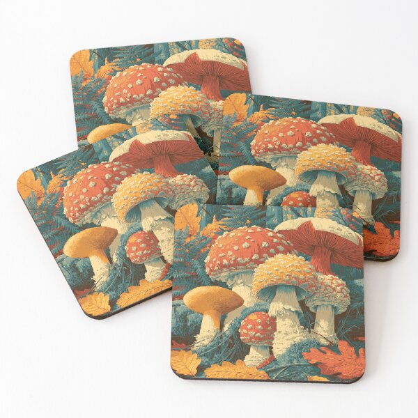 Item preview, Mycology Club Retro Mushroom Species Forest Tee designed and sold by FrostyFrisby.
