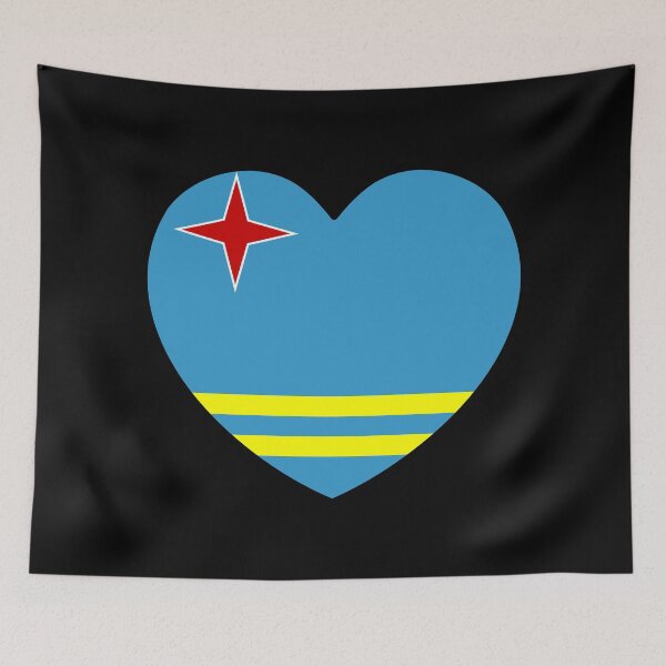 Item preview, Aruba Flag Heart AW designed and sold by shitpostee.