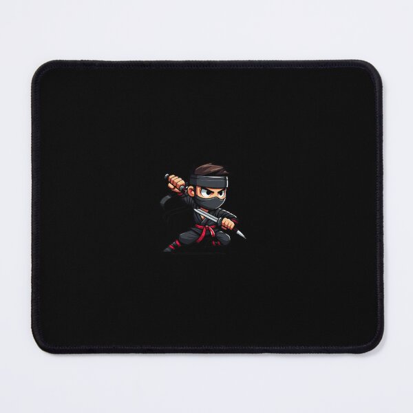 Item preview, Cute Chibi Ninja - Japanese Katana Anime Warrior Mascot designed and sold by Velouria Universe.