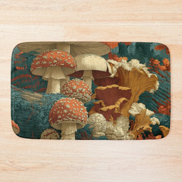 Item preview, Mycology Club Retro Mushroom Species Forest Tee designed and sold by FrostyFrisby.