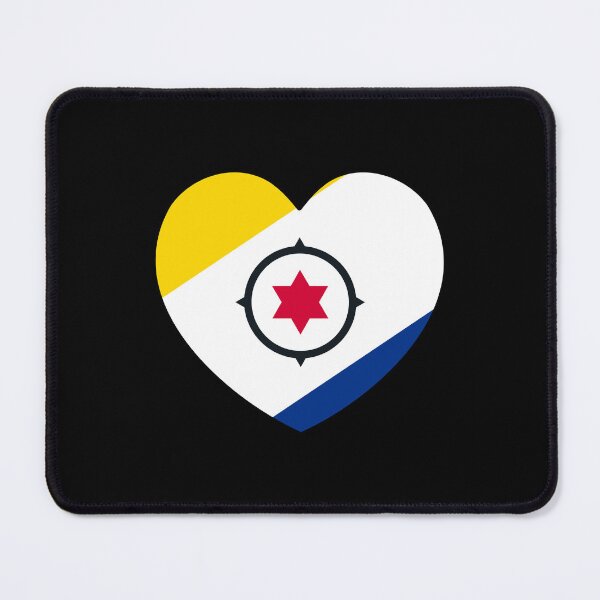 Item preview, Caribbean Netherlands Flag Heart BQ designed and sold by shitpostee.