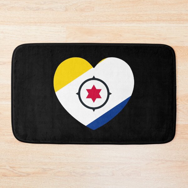 Item preview, Caribbean Netherlands Flag Heart BQ designed and sold by shitpostee.
