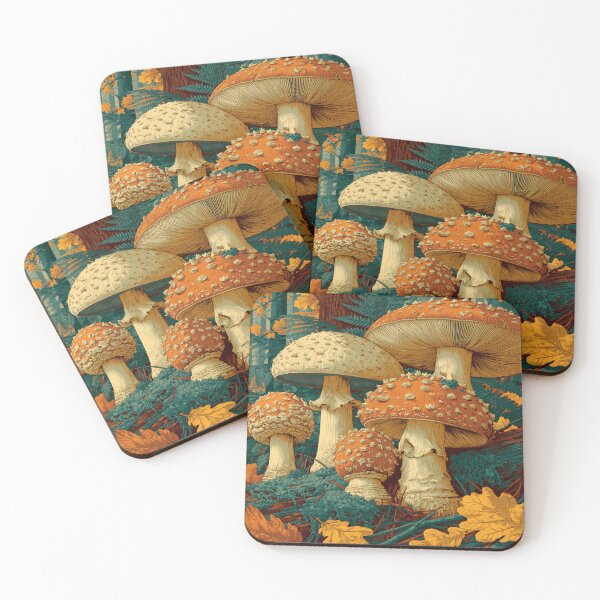 Item preview, Mycology Club Retro Mushroom Species Forest Tee designed and sold by FrostyFrisby.