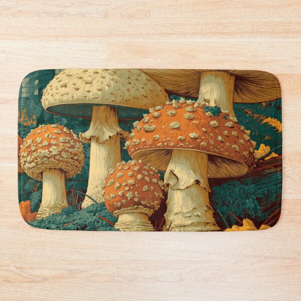 Item preview, Mycology Club Retro Mushroom Species Forest Tee designed and sold by FrostyFrisby.