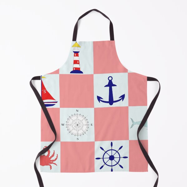 Item preview, Nautical Chess Pattern designed and sold by metcalfedesigns.