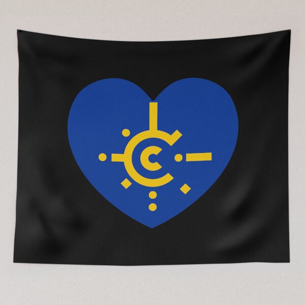 Item preview, Central European Free Trade Agreement Flag Heart CEFTA designed and sold by shitpostee.