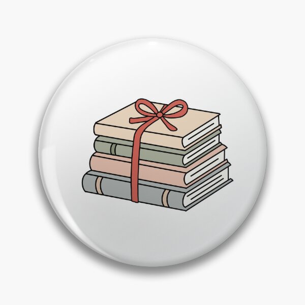 Artikelvorschau, Cute Book Stack with ribbon | Book Lover Illustration entworfen und verkauft von hejlele.