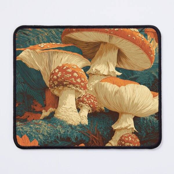 Item preview, Mycology Club Retro Mushroom Species Forest Tee designed and sold by FrostyFrisby.
