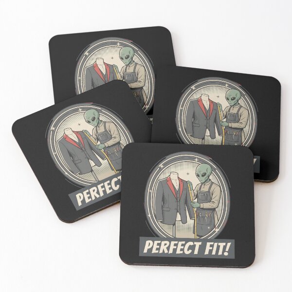 Item preview, Perfect Fit Alien Tailor Measuring Suit Retro Craft Graphic designed and sold by DuckOddity.