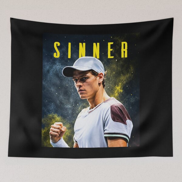 Item preview, Jannik Sinner Wimbledon Champion 2026 designed and sold by Malakiacount.