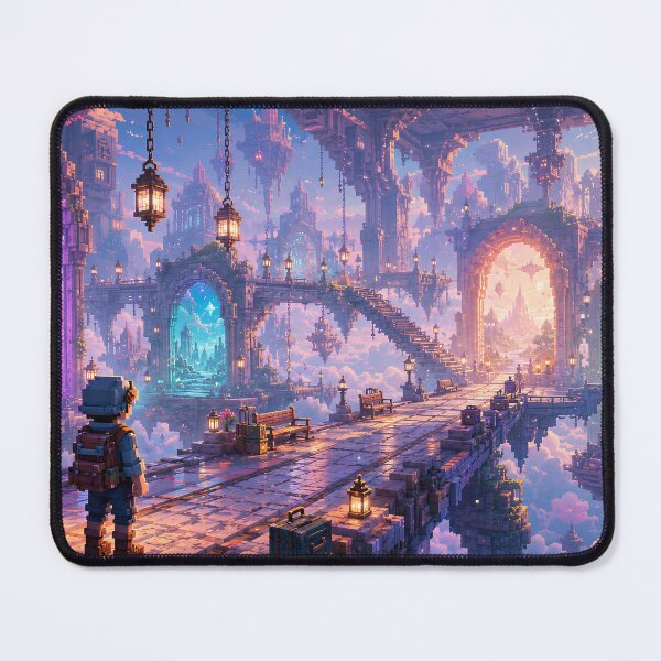 Item preview, Sunset Station Between Four Magic Portals designed and sold by pixelpopplanet.