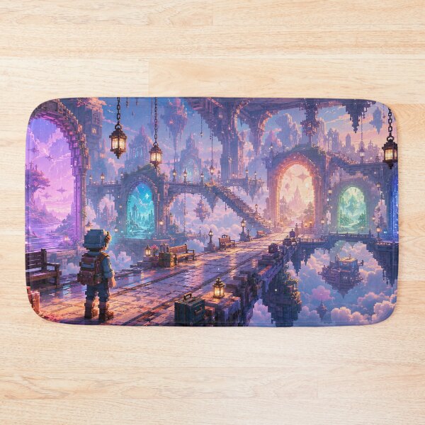 Item preview, Sunset Station Between Four Magic Portals designed and sold by pixelpopplanet.