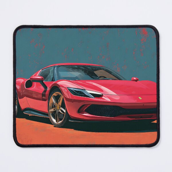 Item preview, Ferrari 296 GTB Street Style Pop Art Supercar designed and sold by AutoPopStudio.