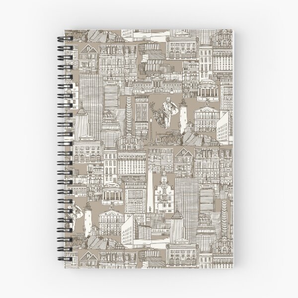 Item preview, Boston toile tea brown stone designed and sold by scrummy.