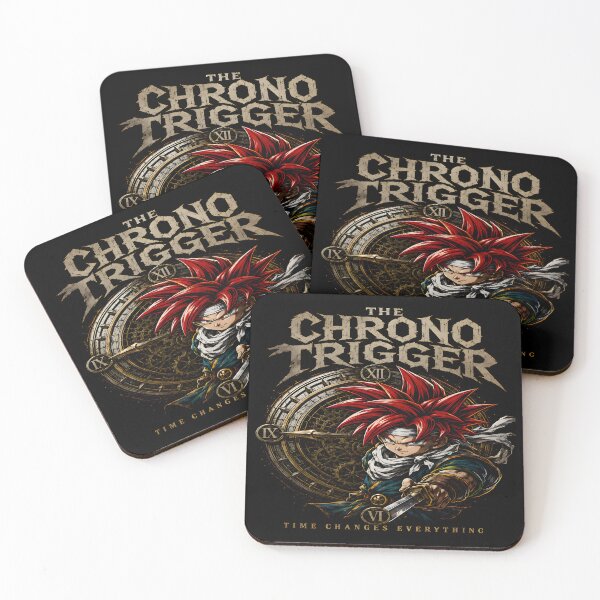 Item preview, Chrono Trigger -Crono  Sword Clock – Time Changes Everything Aesthetic Design designed and sold by TTdesigns123.