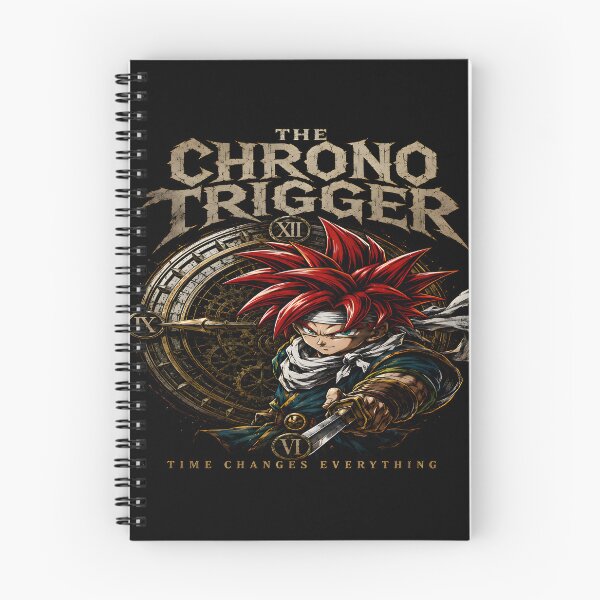 Item preview, Chrono Trigger -Crono  Sword Clock – Time Changes Everything Aesthetic Design designed and sold by TTdesigns123.