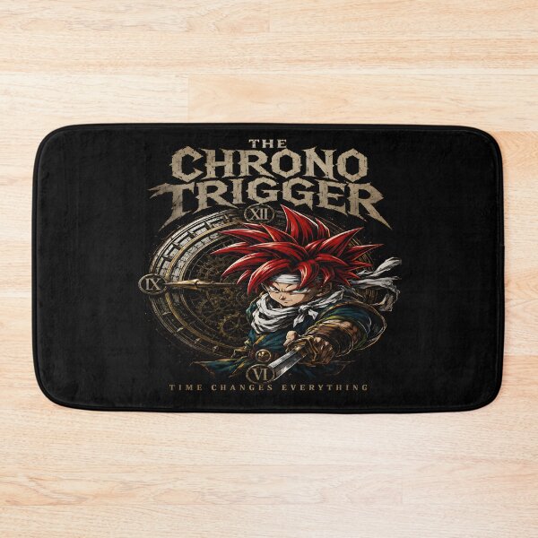 Item preview, Chrono Trigger -Crono  Sword Clock – Time Changes Everything Aesthetic Design designed and sold by TTdesigns123.