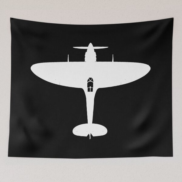 Item preview, Spitfire Silhouette designed and sold by Dingo-Digital.