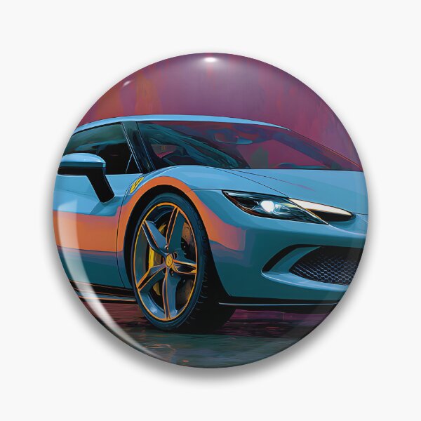 Item preview, Ferrari 296 GTB Modern Automotive Pop Art Print designed and sold by AutoPopStudio.