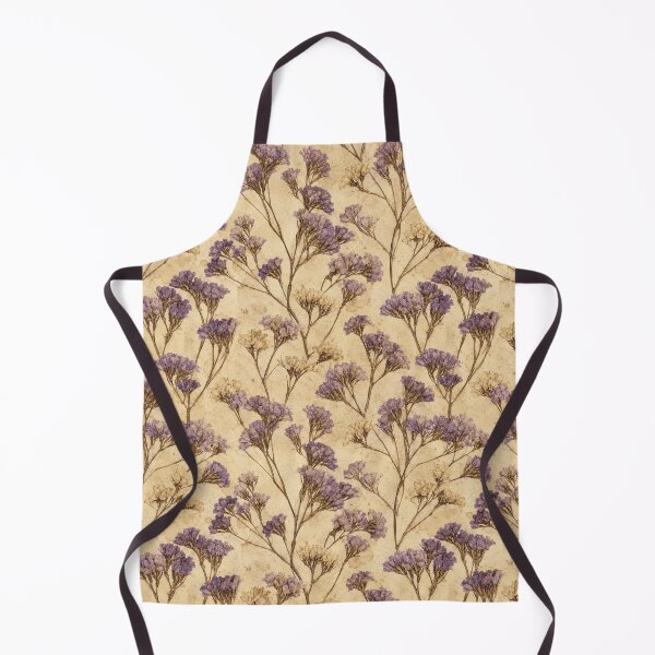 Item preview, Statice Dried Pressed Vintage Botanical Seamless Pattern designed and sold by Inkworksbyshery.